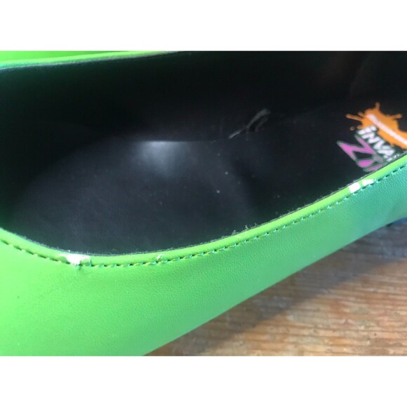 Nickelodeon Invader Zim Women's Shoes Slip On Green Cartoon Rare HTF Flats - Picture 5 of 14